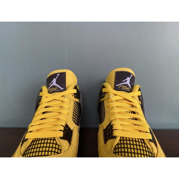 Nike Air Jordan 4 Retro "Lightning" Yellow 2021 Men's Size 12 CT8527-700 - Picture 8 of 11